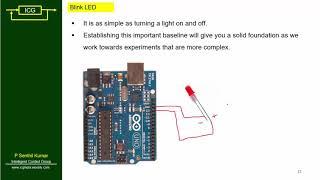 Lecture: 2 Interfacing LED with Arduino