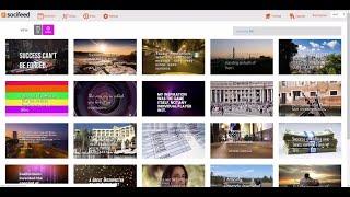 SociFeed Review Demo - Online Video Quote Maker Creator Software App