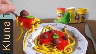 Satisfying ASMR Play-Doh Cooking & Eating: Meatballs & a Grilled cheese sandwich