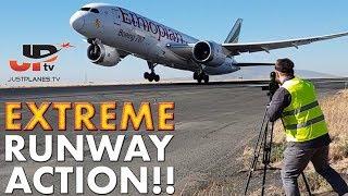 EXTREME RUNWAY ACTION As Close as it Gets!