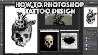 HOW TO PHOTOSHOP A TATTOO DESIGN