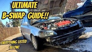 Everything Needed For A B-Series Swapped EK!