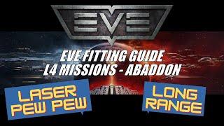 EVE Fitting Guide: L4 Security Missions - Abaddon