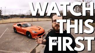 If you're considering a GEN V Dodge VIPER, WATCH THIS FIRST!!!