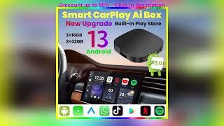 New Smart CarPlay Ai Box Android 13 TV Box Wifi Wireless Android Auto Built-in Play Store For Net