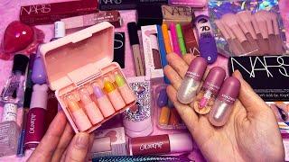 ASMR Huge Makeup Haul (Whispered, Swatching)