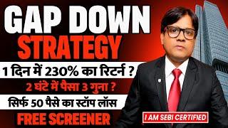 Gap Down Trading Strategy  | Pro-Level Setup for Big Profits | Gap Up | Gap Fill Explained