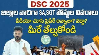 Telangana DSC Notification 2025| SA & SGT Posts | Telangana Education Department | SocialPost EduHub