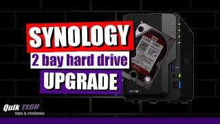 Synology 2 Bay Hard Drive Upgrade