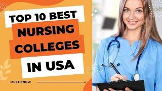 Top 10 best nursing colleges in USA | Nursing Assignments Helper