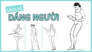 Cách Vẽ DÁNG NGƯỜI ( Gesture )