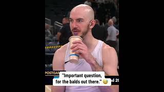 Alex Caruso and SVP after the Thunder's Game 4 win 
