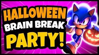  Halloween Brain Break Party  Freeze Dance  Just Dance  Brain Breaks for Kids