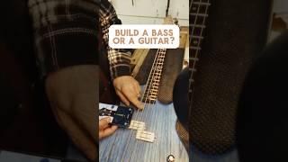 On your course, would you build a bass or a guitar?  How many strings? #guitarbuildingschool