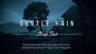 Gentle Rain Over Medieval Town | No Ads | Calming Rain Sounds For Sleeping