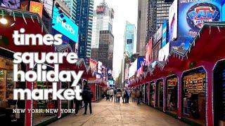 Times Square Holiday Market | NYC