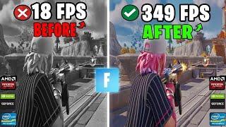 Fortnite Chapter 5 FPS Boost 2024  Best Settings for Low-End PCs & Fix FPS Drops & Lag