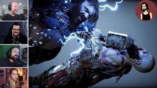 Streamers React to God of War Ragnarok, Thor introduces Mjölnir To Kratos (GOW:Ragnarok)