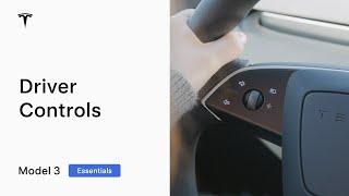 Driver Controls | Model 3 Essentials