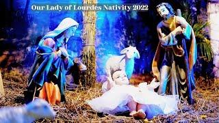 Our Lady of Lourdes Church Nativity & Altar Decoration 2022 | Cinematic 4K Video