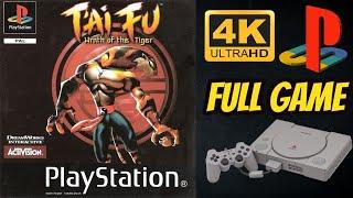 T'ai Fu: Wrath of the Tiger | PS1 | 4K60ᶠᵖˢ UHD | Longplay Walkthrough Playthrough Full Movie Game