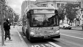 ⁴ᴷ⁶⁰ Discontinued | SF MUNI New Flyer XT40 #5785 on 21 Hayes - to Stanyan St (FULL ROUTE)