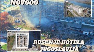 Hotel Jugoslavija novi radovi nastavak rušenja  hotela i komercijalnih objekata