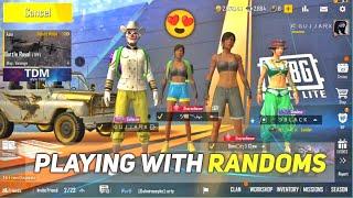 PLAYING WITH RANDOM PLAYERS  FULL GAMEPLAY - PUBG MOBILE LITE BGMI LITE