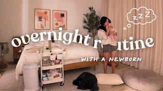  Spend ALL Night with Us & Our Newborn | Baby Bedtime Routine & Exclusively Breastfeeding