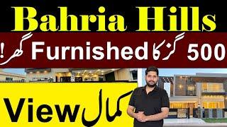 Bahria Hills 500 Yards Villa Tour | luxury Furnished Villa Bahria Town Karachi | 1 Kanal Villa Tour