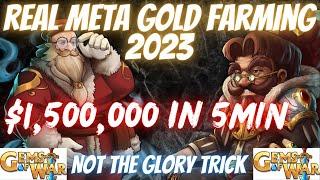 Gems of War REAL Meta GOLD FARMING for 2023 | $1,500,000 in 5 minutes NOT glory trick REAL DEAL