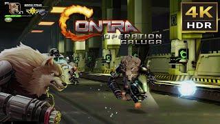 Contra Operation Galuga Brad Fang Solo Arcade Mode Full Walkthrough 4K HDR (PS5)