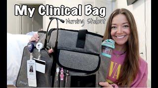 WHAT'S IN MY CLINICAL BAG | Nursing Student