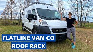 Flatline Van Co Roof Rack | Ram ProMaster DIY Van Build Series 10 | Campervan Conversion | Van Life