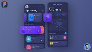 Figma App Design |  Figma App Design Tutorial | Figma App UI Design | Figma Tutorial Figma App