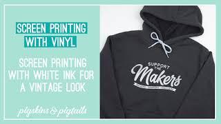 How to Screen Print a Vintage Look with Water-based Ink