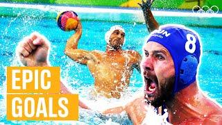 Top 10 Best EVER Goals in Water Polo Finals!