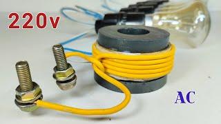 How to Make Free Energy Generator 21KW with Big Magnet and Coper wire