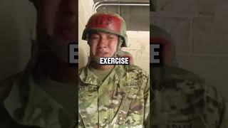 Army Recruits Training Inside A Tear Gas Chamber In Boot Camp