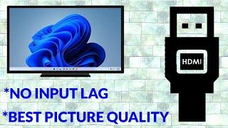 Using TV As A Computer Monitor? Here's How To Get The Best Picture Quality With No Input Lag