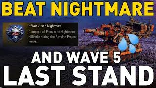 How to Beat Nightmare and Last Stand in World of Tanks