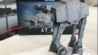 Building the Bandai 1/144 ATAT  from Star Wars with snow diorama