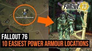 Fallout 76 - 10 easiest power armor locations