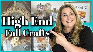 Fall Crafts Inspired by High End Stores | Dollar Tree Crafts and Hacks for Fall 2022 | Budget DIYs