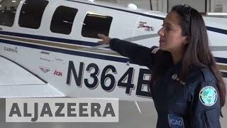 Afghan-American female pilot breaks barriers with solo world flight