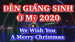 Đèn Giáng Sinh 2020 Ở Mỹ | Santa's Rock n Lights | Papillion, NE | Cuộc Sống Ở Miền Trung Nước Mỹ