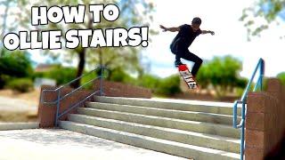 How To Ollie Down Stairs!