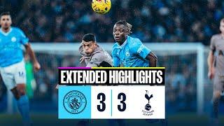 EXTENDED HIGHLIGHTS | Man City 3-3 Tottenham | Points shared in Premier League thriller!