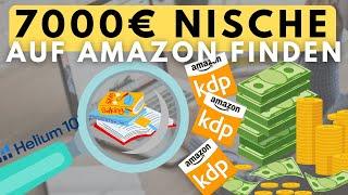 2023 profitable Amazon KDP Nische finden