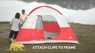 Golden Bear 11' x 9' Tent: How To Pitch It